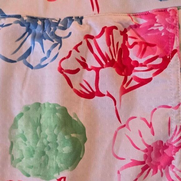 Bette & Court Womens Elastic Waist Multi-Color Floral Athletic Skort Medium - Picture 7 of 13